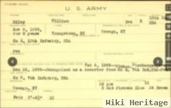 Pvt William Luke Riley