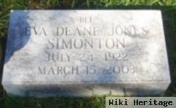 Eva Deane "bee" Jones Simonton