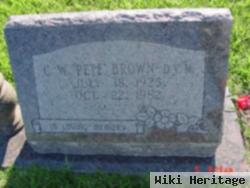 C. W. "pete" Brown