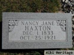 Nancy Jane Cockerham Haxton