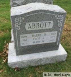 Harry D Abbott