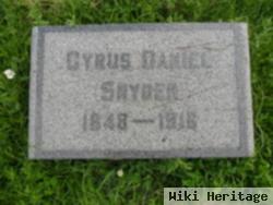 Cyrus Daniel Snyder