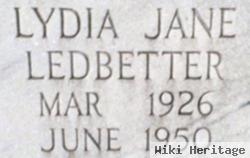 Lydia Jane Ledbetter