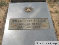 Willie Foy Fields