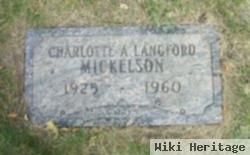 Charlotte Ann Mickelson Langford