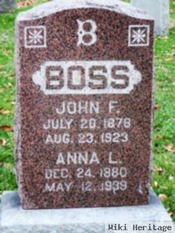 Anna Wilhelmina Louise Boettcher Boss