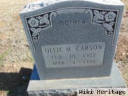 Ollie M Carson