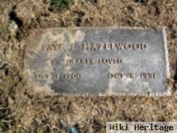 Faye L Swartwood Hazelwood