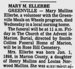 Mary Mullins Ellerbe