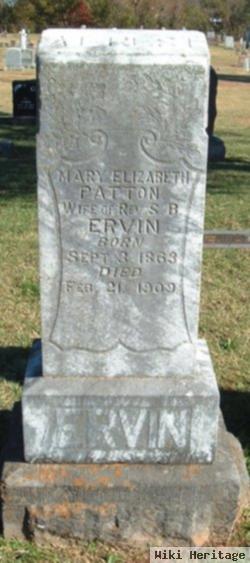 Mary Elizabeth Patton Ervin