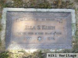 Ella S Klein