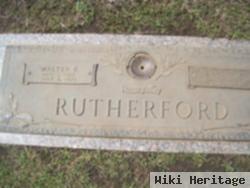 Walter F Rutherford