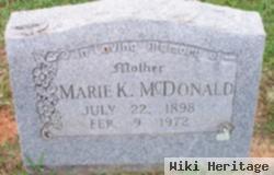 Marie K. Mcdonald