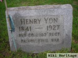 Pvt Henry Yon