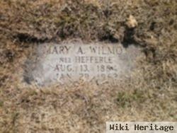 Mary A Wilmot