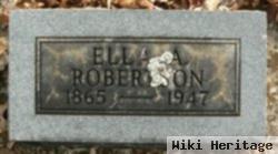 Ella C Adams Robertson