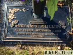 Miriam J Phillips