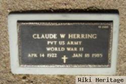 Claude W Herring