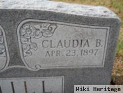 Claudia B Hill
