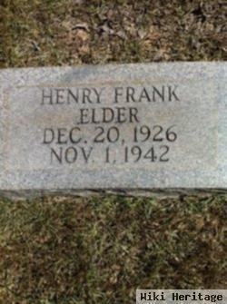 Henry Frank Elder