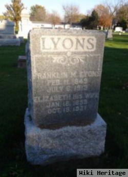 Franklin M Lyons