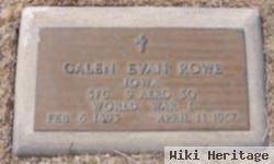 Sfc Galen Evan Rowe