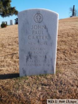 Capt John Paul Carter