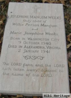 Josephine Mangum Weeks