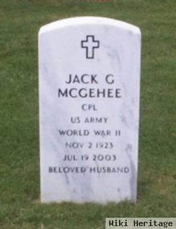 Jack G Mcgehee