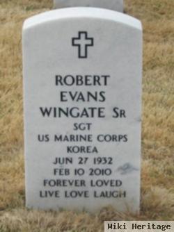 Sgt Robert Evans Wingate, Sr