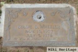 Birdie B Bradley Wheeler
