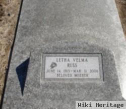 Letha Velma Steward Russ