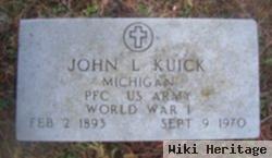 John L Kuick