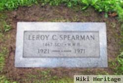 Leroy C Spearman