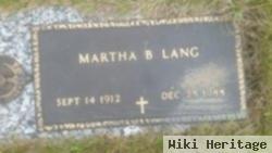 Martha B. Braunberger Lang