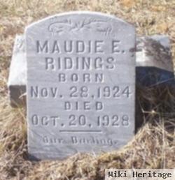 Maudie E. Ridings