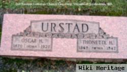 Oscar H Urstad