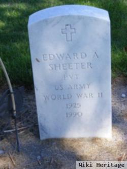 Edward A Sheeter