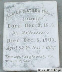 Louisa Matilda Stahr Shouse