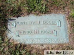 Arnetta J. Jones Loger