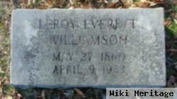 Leroy Everett Williamson