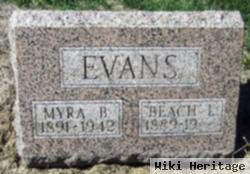 Almyra Bessie "myra" Evans