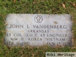 Ltc John Lloyd Vandenberg