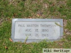 Paul Maxton Thompson, Sr