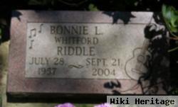 Bonnie L Whitford Riddle