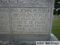 Pfc John Russell Hornbuckle