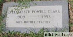 O Elizabeth Powell Clark