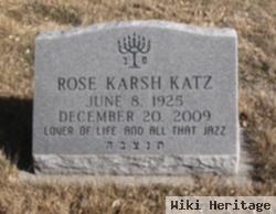 Rose Karsh Katz