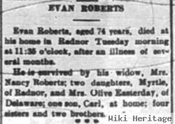 Evan Evans Roberts