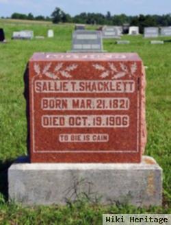 Sarah Taylor "sallie" Hayden Shacklett